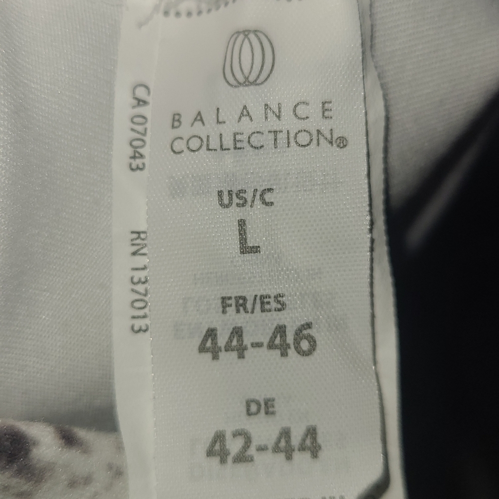 Balance Collection Gray and White Leggings - Picture 2 of 2